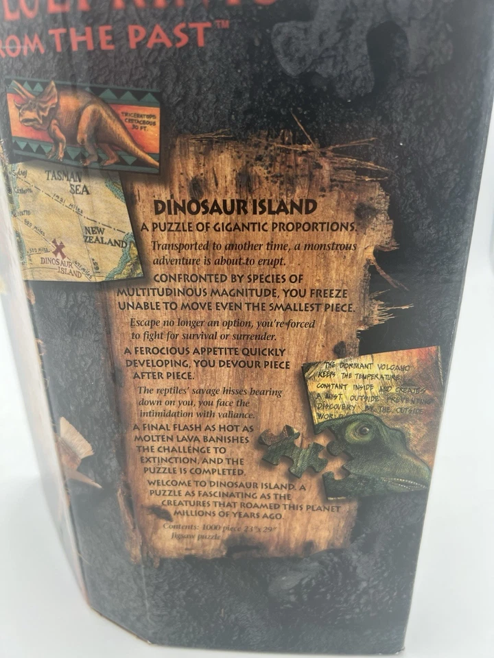 Buried Blueprints Puzzles from the Past Dinosaur Island Sealed 1997 - Image 3 of 4