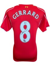 STEVEN GERRARD SIGNED LIVERPOOL FC 2014/15 HOME SHIRT (ACG CERT AG19208)