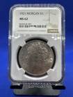 1921 Morgan Silver Dollar $1 NGC MS62 Cert 8690568-083