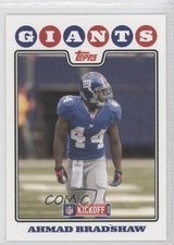 2008 Topps Kickoff Ahmad Bradshaw #102 0a1