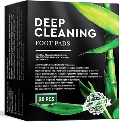 Premium Deep Cleansing Foot Pads, Bamboo Foot Pads, Ginger Foot Pads 30 Packs (3