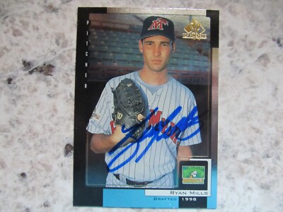 Twins Ryan Mills Signed Autographed 1999 Upper Deck SP Ft. Myers Miracle Mint