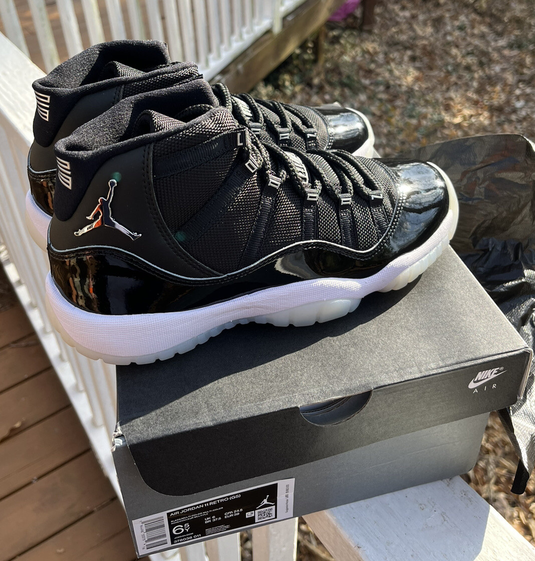 AIR JORDAN 11 RETRO JUBILEE 25th ANNIVERSARY (GS) SIZE 6.5 AIR JORDAN 11 RETRO JUBILEE 25th ANNIVERSARY (GS) SIZE 6.5