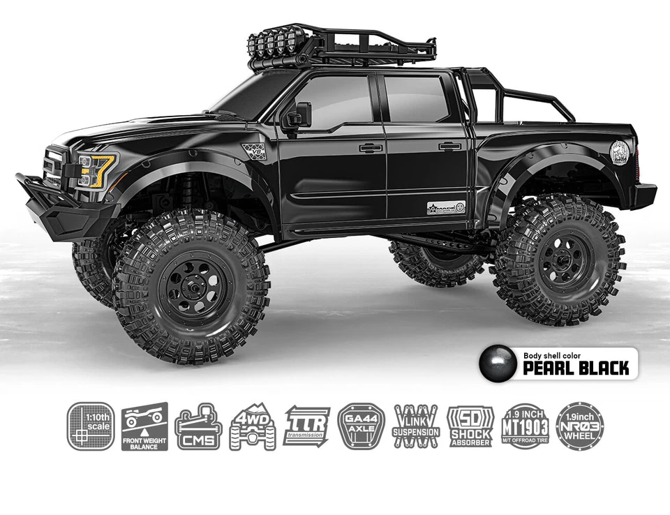 Gmade GM57005 1/10 GS02 KOMODO 4WD Double Cab TS RTR Truck - Image 3 of 4