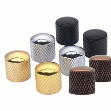 Guitar Knobs Metal Dome Volume Tone Control Knobs for Electric Guitar Bass Parts