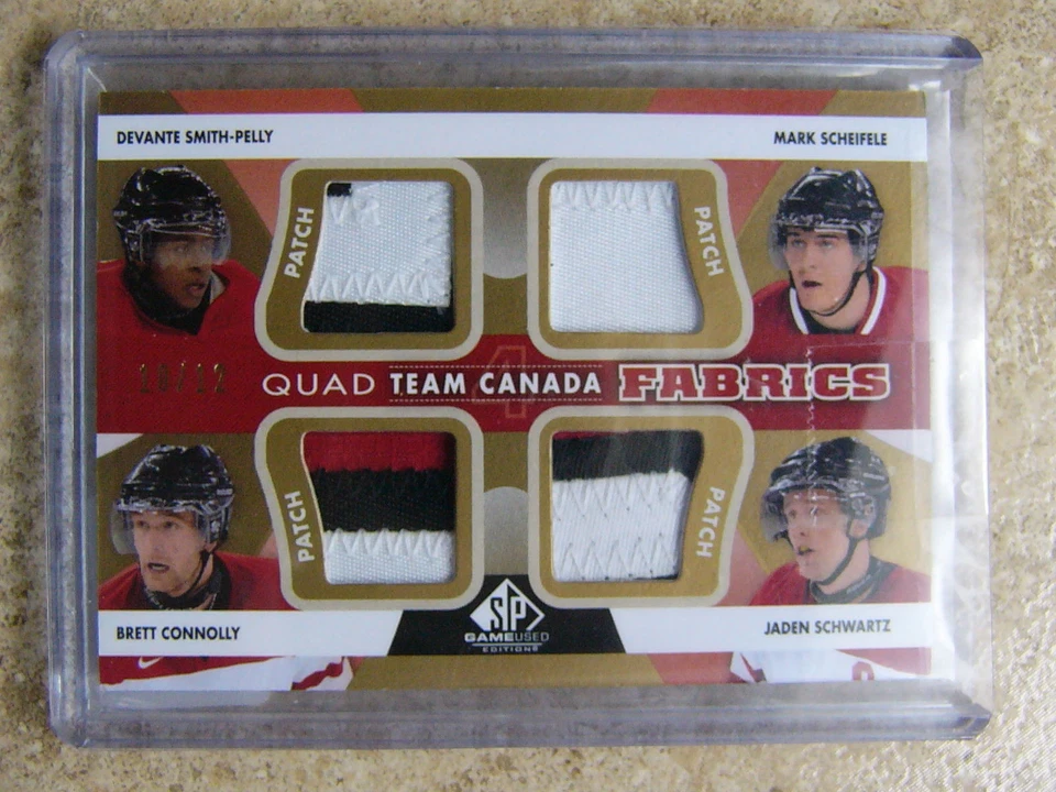 Parche 12-13 SP Juego Usado Equipo Canadá SMITH-PELLY/SCHEIFELE/CONNOLLY/SCHWARTZ/12 Foto 2 de 3