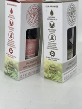 2 count  Farm to Aromatherapy Essential Oils 2x 5oz  Refresh and  Serenity