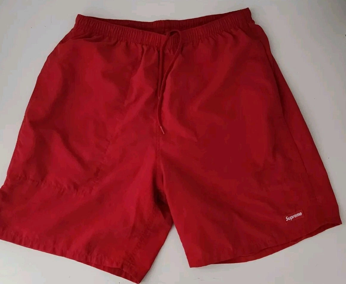 SS20 Supreme Nylon Wasser Kurz Rot Badehose Nylon Shorts Größe S KLEIN