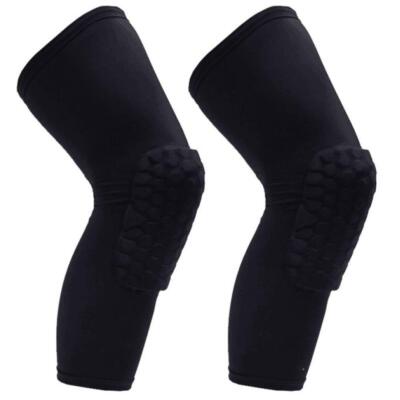 Runworld Knee Pads & Compression Sleeves - Honeycomb Protection For Basketball Sports