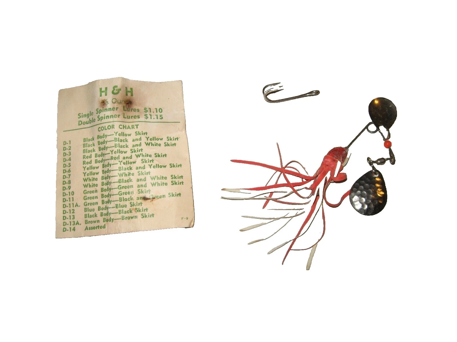 H & H Saltwater Vintage Fishing Lures