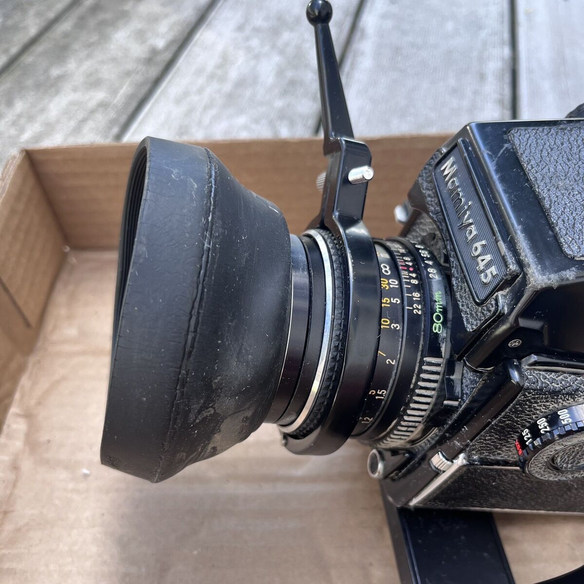 Mamiya M645 1000S Camera W/ Sekor C 80mm f/2.8 & Gripper For Mamiya M645 1000S Camera W/ Sekor C 80mm f/2.8 & Gripper For
