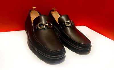 Luxury Salvatore Ferragamo Loafer Black Size 9.5 B $849.00 !! FERRAGAMO MEN main image 4
