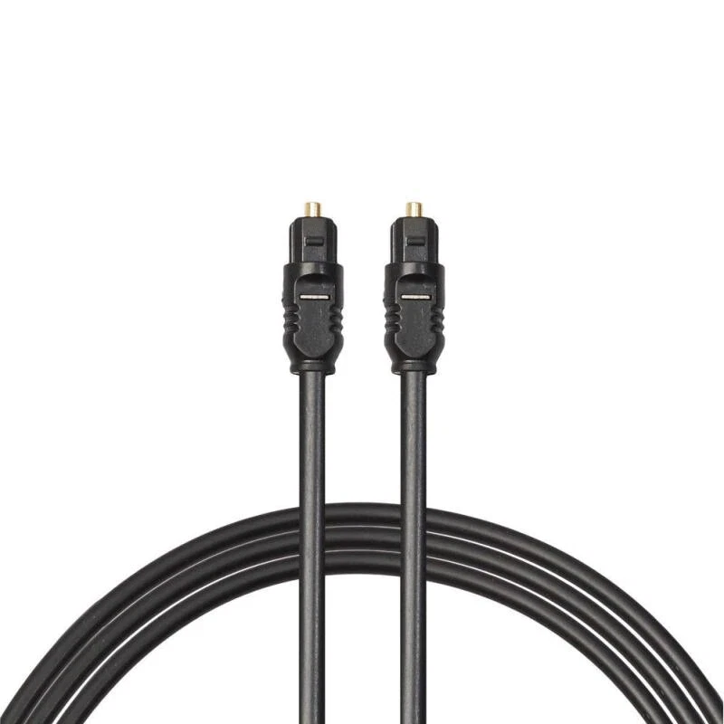 1M Optical TOS Link Cable Digital Audio HQ 4MM Lead GOLD For Soundbar/PS4/TV/Sky - Image 2 of 4