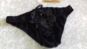 AGENT PROVOCATEUR RARE SOIREE BLACK ILONA BRIEF RRP &pound;295! SIZE 2 SMALL UK 8 BNWT