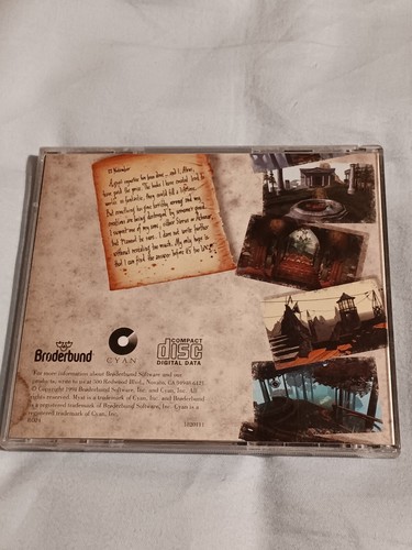 MYST PC Windows 3.1 & 95 Computer CD Rom Game with Windows User’s Manual. d 90 - Picture 2 of 4