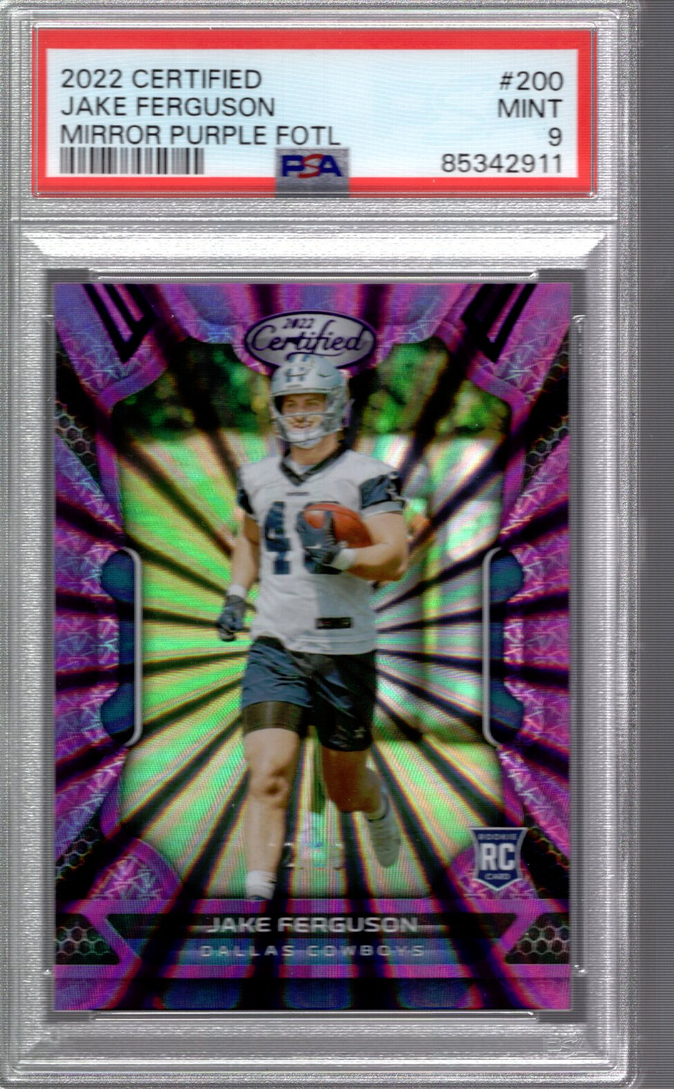 Jake Ferguson Panini Certified #200 FOTL Purple Mirror