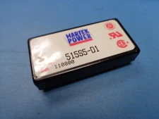 1) MARTEK POWER 515S5-D1 5W DC/DC CONVERTER POWER MODULE 5V IN / 15V OUT TRIMMED