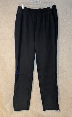 ADIDAS CLIMALITE TAPERED ATHLETIC PANTS BLACK Purple MEN'S SIZE L