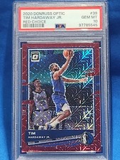 TIM HARDAWAY JR 2020 DONRUSS OPTIC #39 RED CHOICE PSA 10 SP /88 🔥 POP 1 🔥