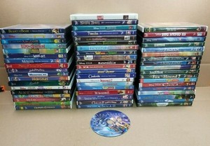 Huge Lot Of 57 Disney Classic Animated Dvd Movies Children Kids All Disney 1 Ebay