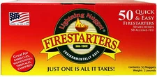 3 Pounds All-Natural Fire Starters 50 Count Outdoor Camping Fire Starters