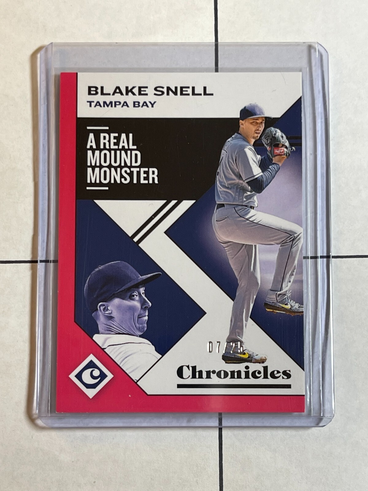 Blake Snell 2019 Panini Chronicles PINK Variation SP #ed /25 Rays #21 Dodgers