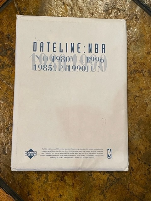 1997 UPPER DECK DATELINE NBA SEALED PACK OF BASKETBALL CARDS Shaquille ...