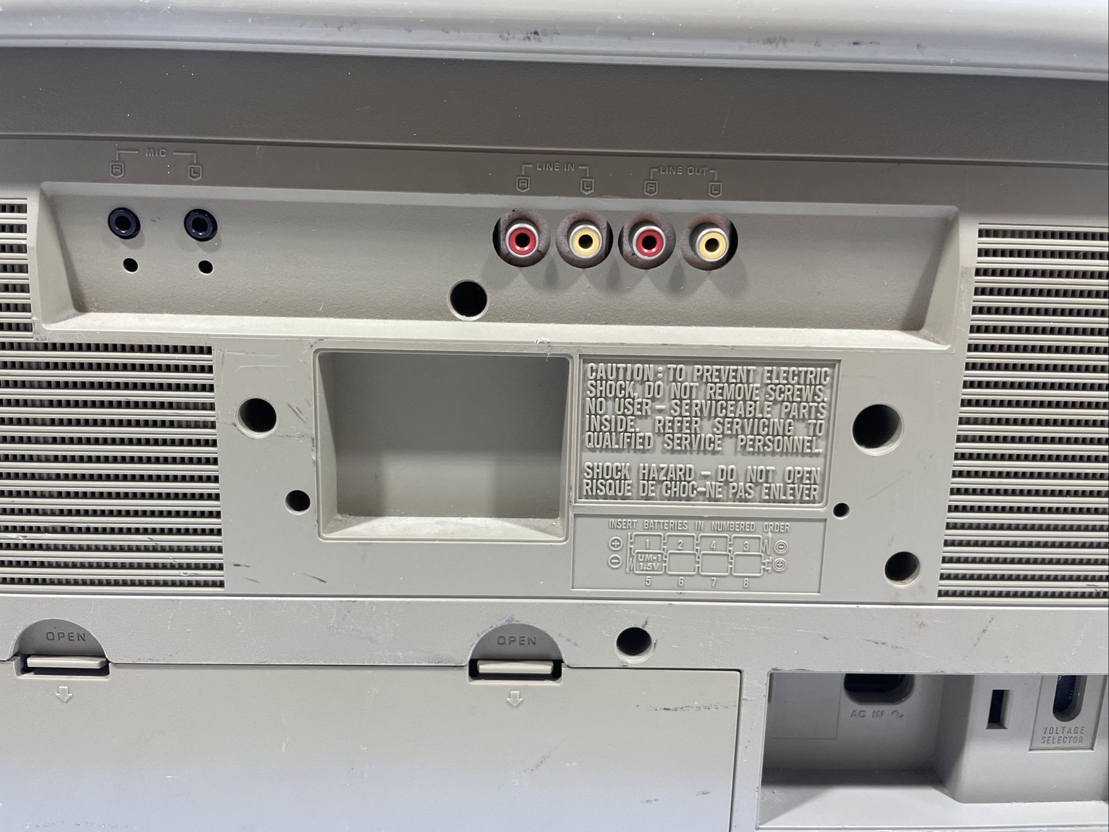 Panasonic Platinum RX-5080 Vintage Cassette Boombox 1980's original READ working