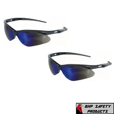 KLEENGUARD NEMESIS SAFETY GLASSES BLUE MIRROR LENS SUNGLASSES 14481 (2 PAIR)