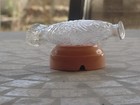 VERY SCARCE BIMAL CLEAR FIGURAL 5" TALL FISH SHAPED BOTTLE — photo 2