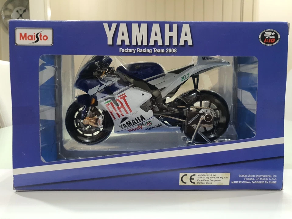 Maisto 1:10 Yamaha Factory Racing Team 2008 Valentino Rossi #46 diecast  Foto 4 de 4