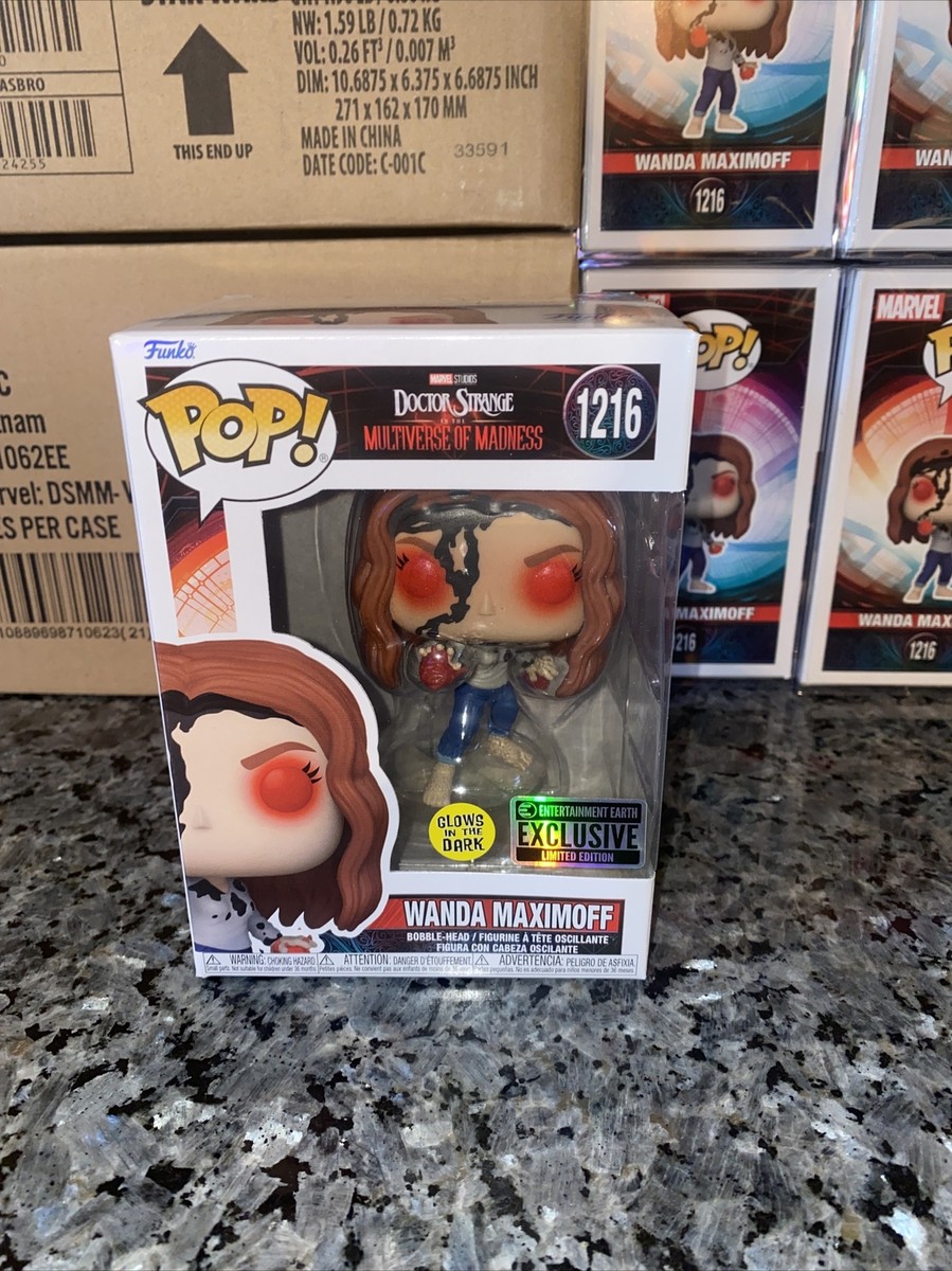 Funko Pop! Marvel Doctor Strange Wanda Maximoff Earth-838 GITD