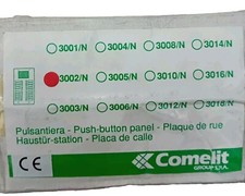 Comelit 3002/N Aluminum Flush-mounted Pushbut...