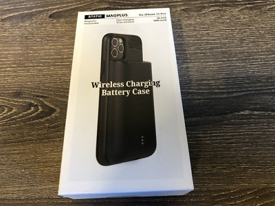 Static Mag Plus Wireless Fast Charging Battery Case for iPhone 11 Pro - Black