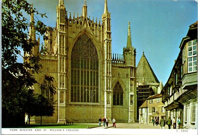 York Minster and St. William's College Postcard