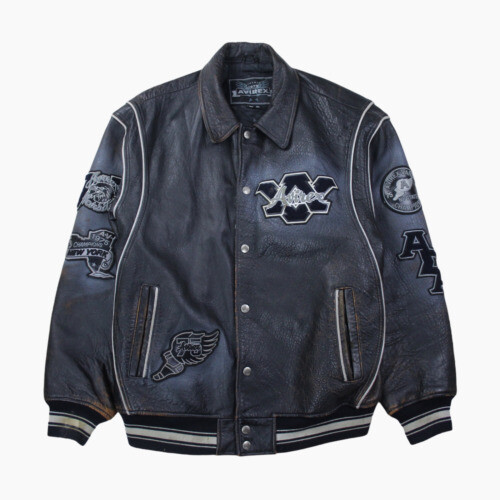 AVIREX B-7 Leather Jacket Short Length Leather Flight Jacket 90S