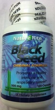 Black Cumin Seed 500mg 100 Vegi Capsules - Vegetarian Herb Powder Nigella Sativa