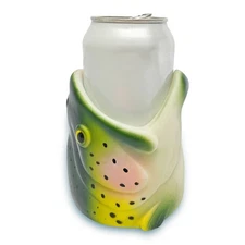 River's Edge Products Trout Can Cooler, Insulated Double Wall 12oz Can Holder