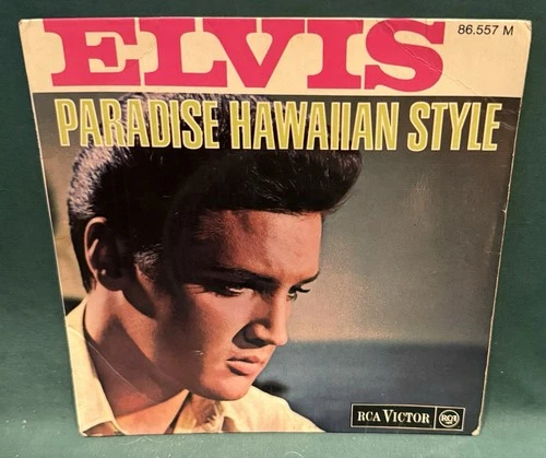 Elvis Presley RCA 86.557 M Paradise Hawaiian Style EP French 3/67 RARE