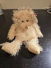 2002 Original Ty Beanie Baby PUNKIES Frizzy the Bear Plush Animal  w Tag