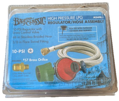 Bayou Classic M5HPR-1 29'' Hose And Regulator Assembly NEW IN BOX! {14}