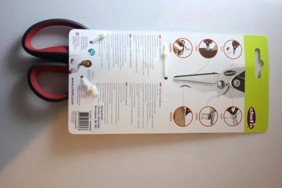 Kitchen Scissors 5-in-1 Stainless Steel Shears Heavy Duty for Meat Poultry Herbs - Image 2 of 4