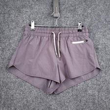 Vuori Clementine 2.0 Shorts Womens Small Purple Drawstring Athletic Running Gym