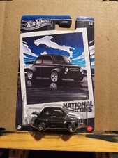 2025 Hot Wheels - Silver Series - National Icons Black '60S Fiat 500D Modificado