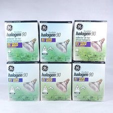  New 6 Pack GE 90W Floodlight Bulb Par 38 Out...