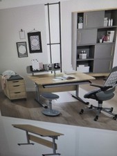 PAIDI Schülerschreibtisch mit Schubladenblock.