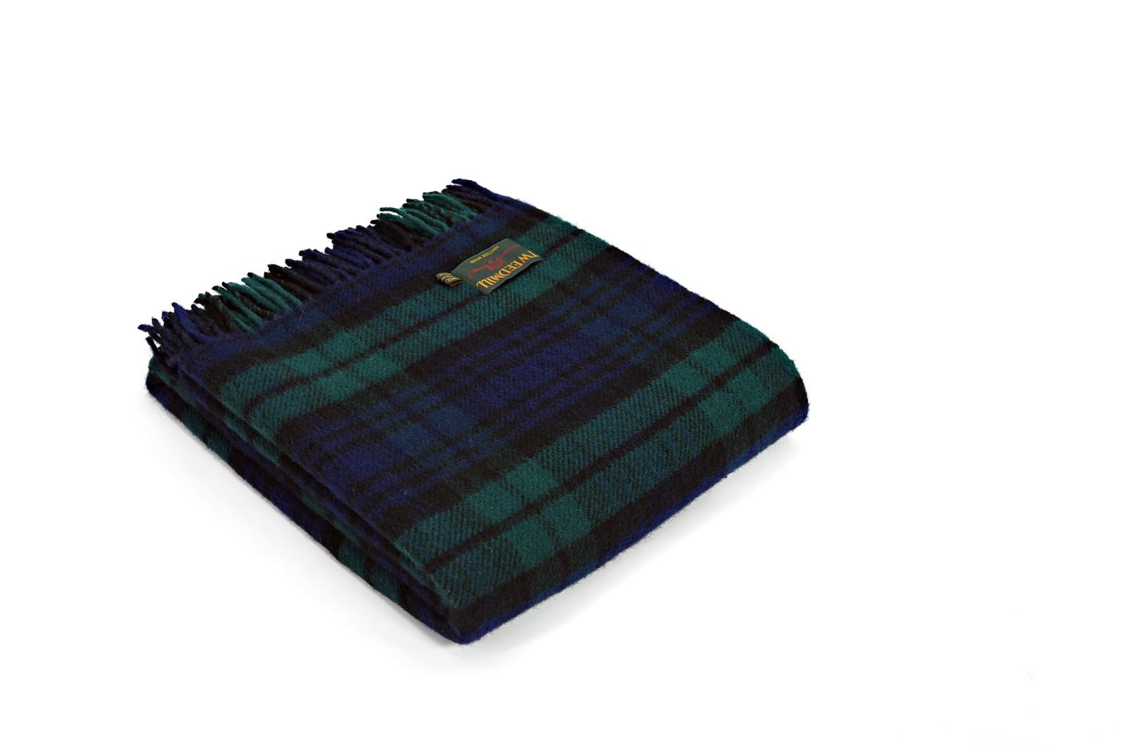 Tweedmill Pure New Wool Tartan Throw - Black Watch