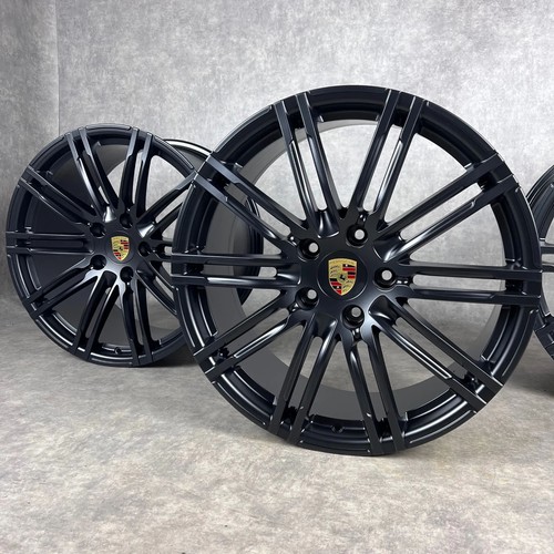 Porsche Felgen 20" Cayman / Boxster 981 Original Turbo III 8,5J + 10J NEUWERTIG - Picture 2 of 12