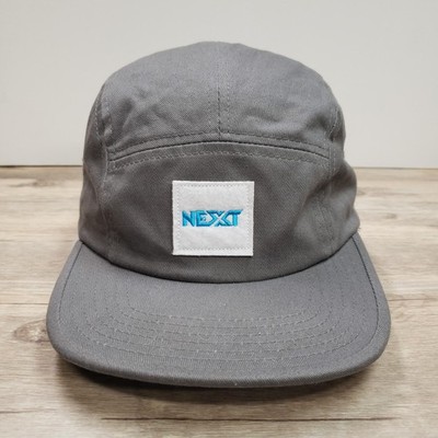 Nexxt Logo Hat Cap Strap Back Mens One Size Gray Five Panel Quake City Caps