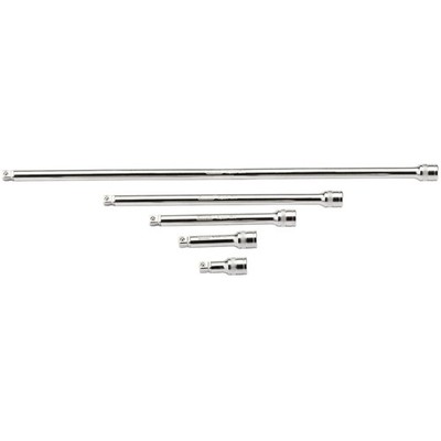 Draper Wobble Verlängerungsstangen Set 3/8'' D Mikro Satin Chrom 5 Stück 16768